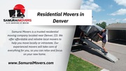 Residential Movers Denver,  CO